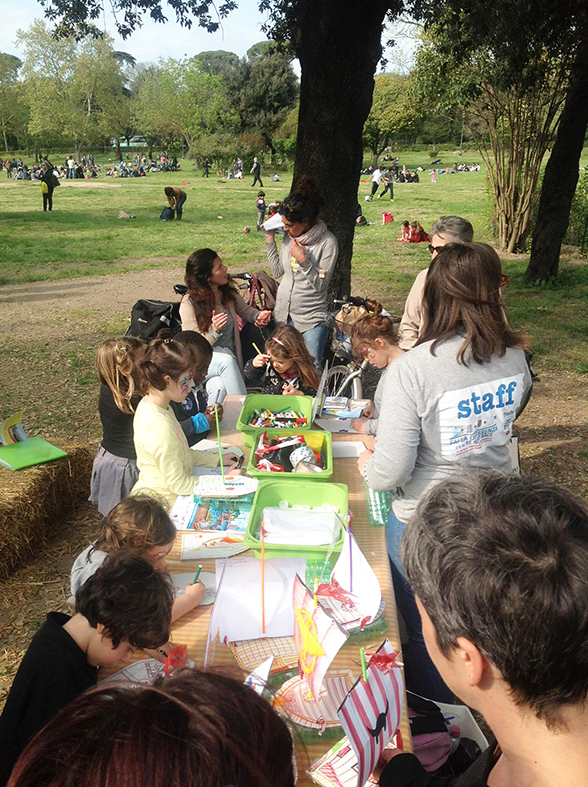 Laboratorio per bambini dove insegnare a riciclare e rispettare l'ambiente.