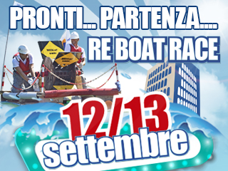 Evento dell'Estate a Roma con imbarcazioni riciclate.