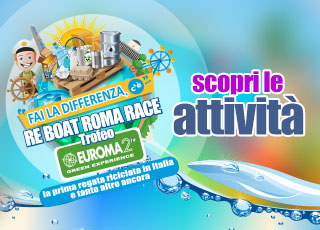 Tutte le attività della regata riciclata al parco dell'Eur